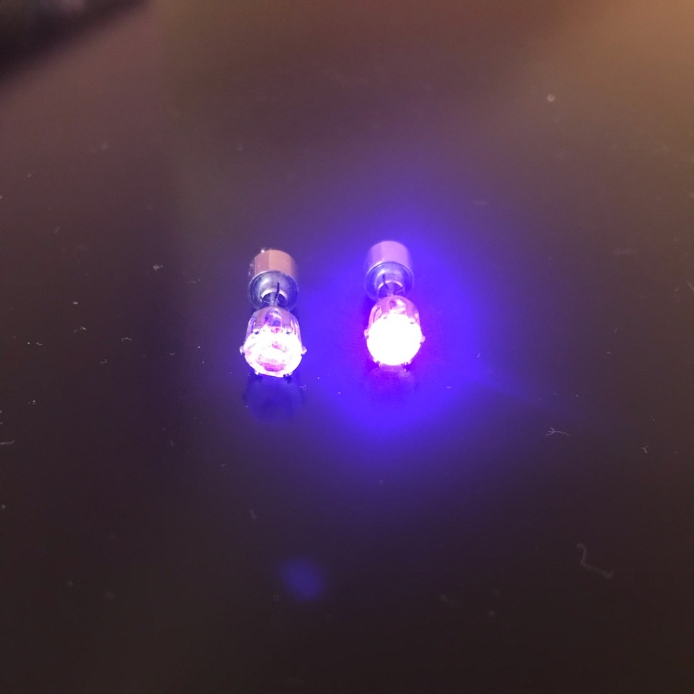 Glow light up earring music festival